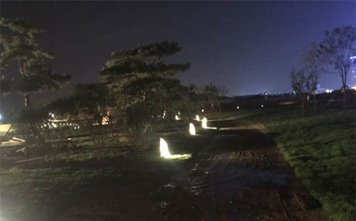 正翔照明完成山東青島公園景觀亮化