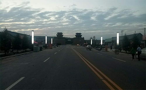 山西朔州右玉縣殺虎口景觀亮化工程