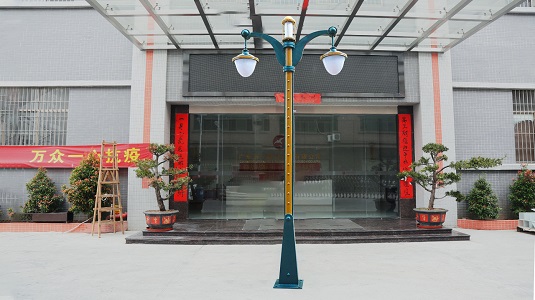 正翔照明-廣東茂名庭院燈工程案例