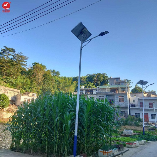 廣西柳州鄉(xiāng)村太陽(yáng)能路燈安裝