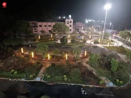韶關市電景觀燈柱工程案例