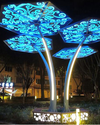 LED發(fā)光荷花景觀燈 正翔1025